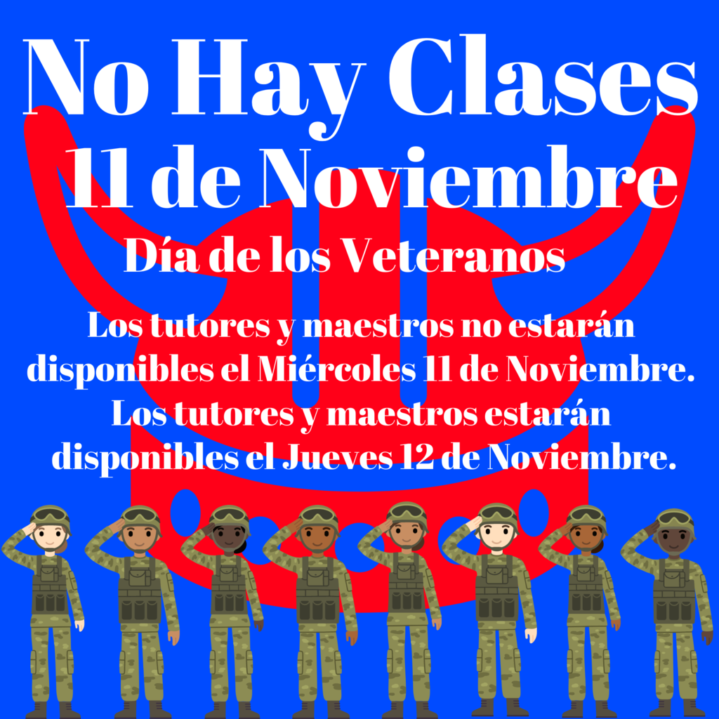 Veteran's Day Spanish Flyer