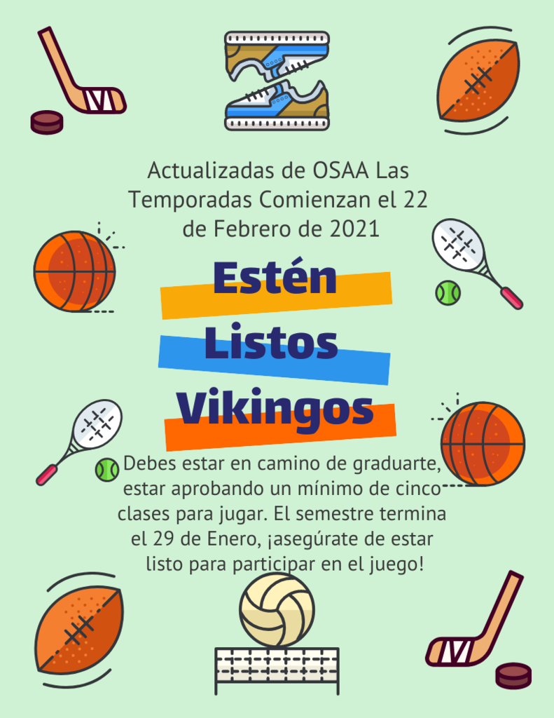 Spanish OSAA Sports Update