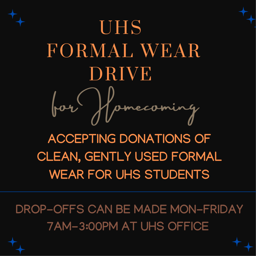 Donations of Formal Wear