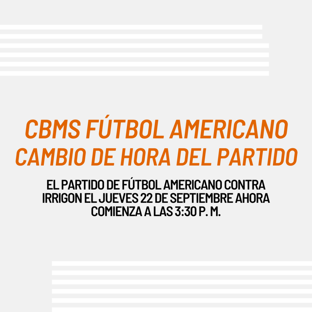 CBMS Football