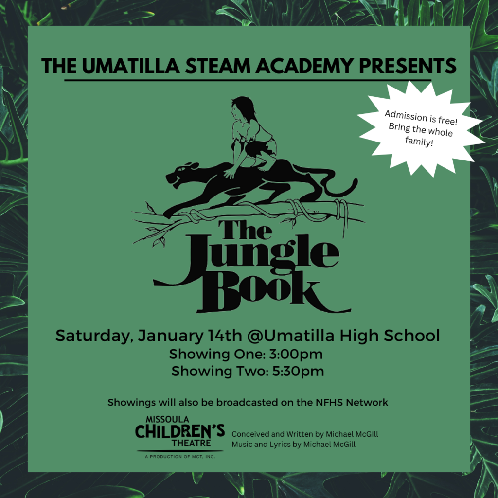 Jungle Book Performances Flyer