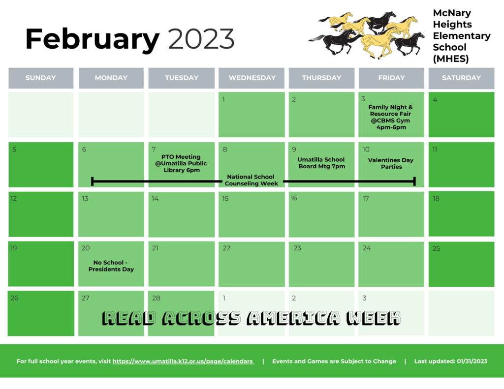 February Calendar