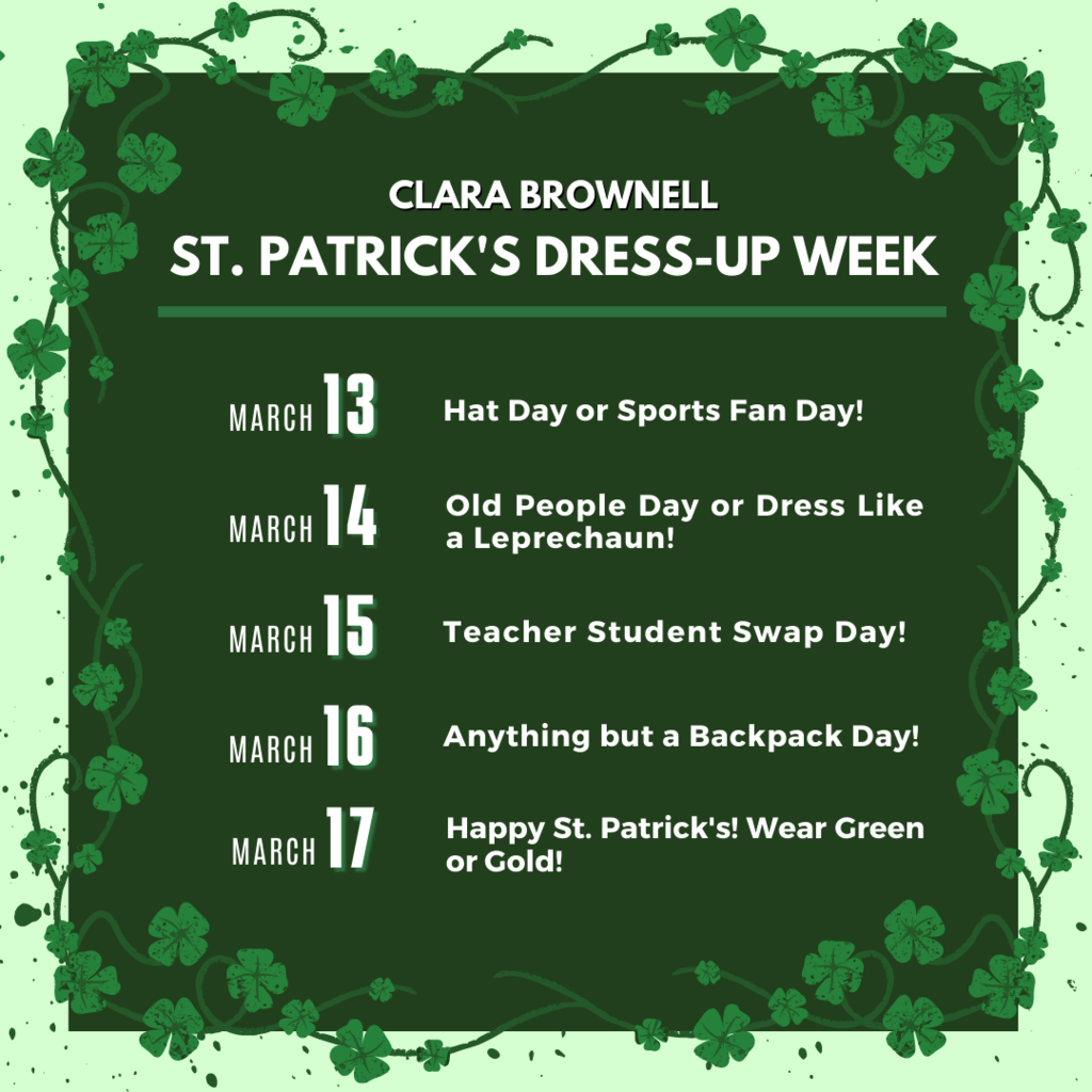 CBMS St. Patty's Dress Up Week
